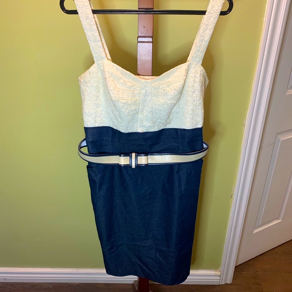Nine West belted dress